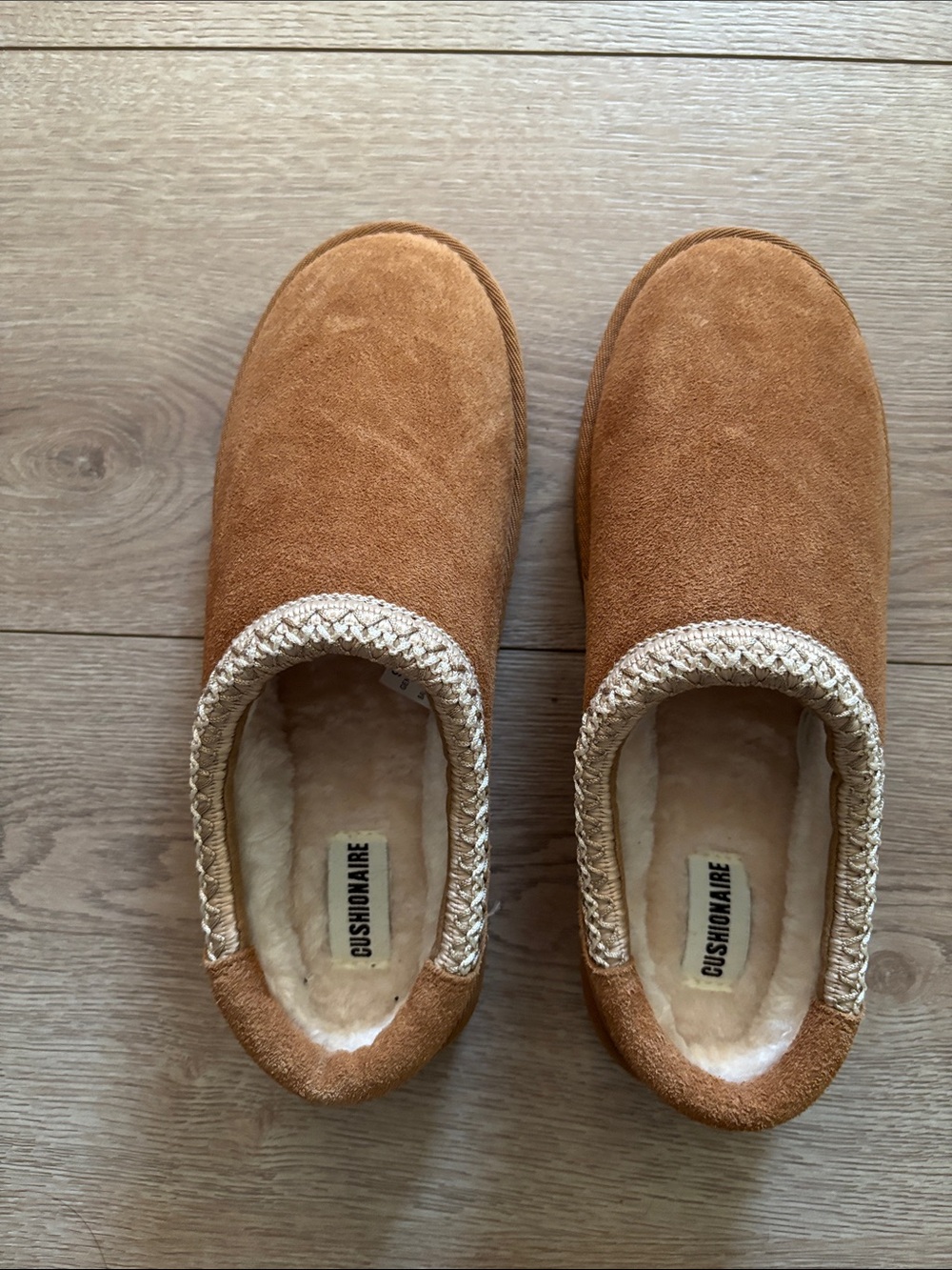 Women’s Slip-On Slippers in Chestnut